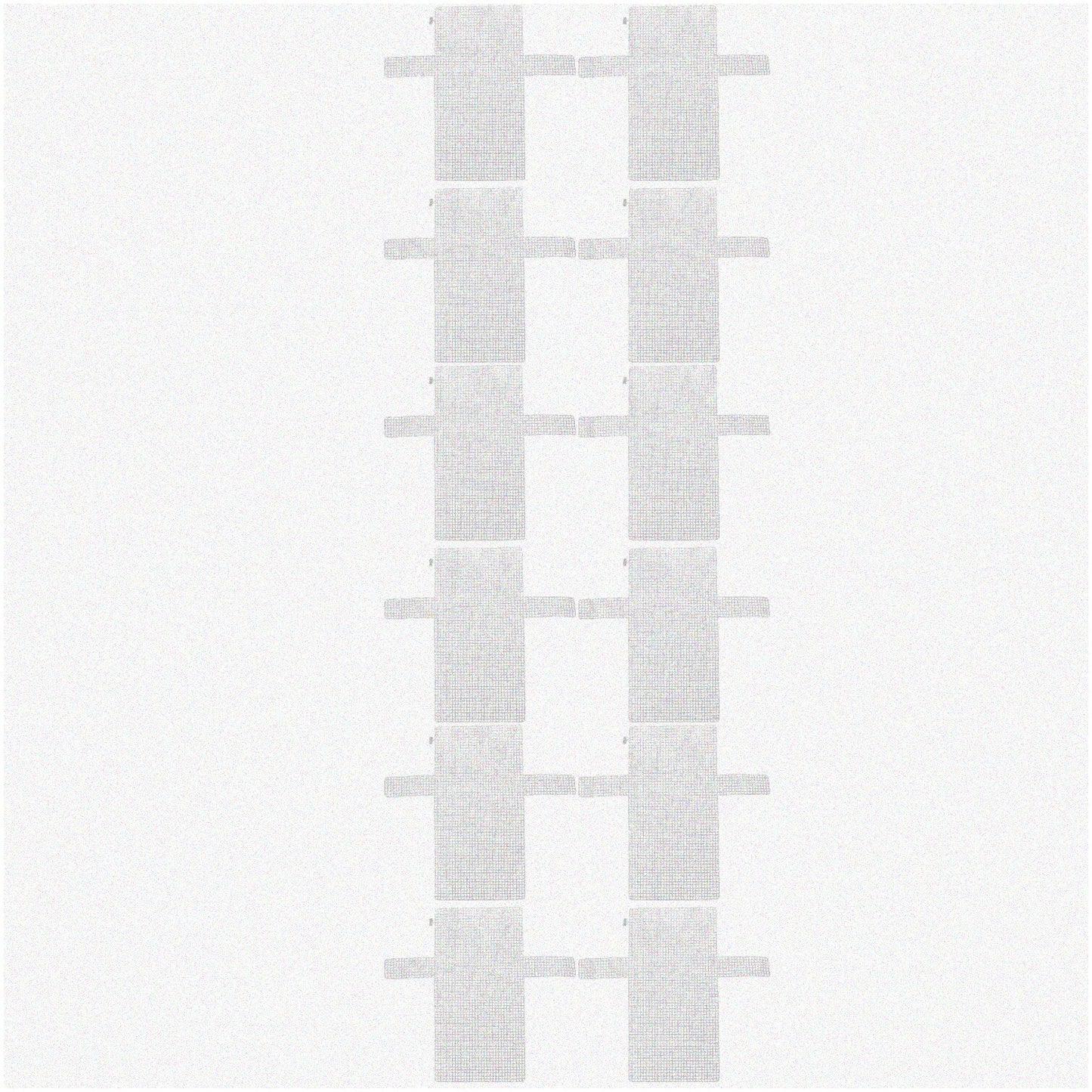 MeshCraft Clear Plastic Canvas Sheets 12 Pack