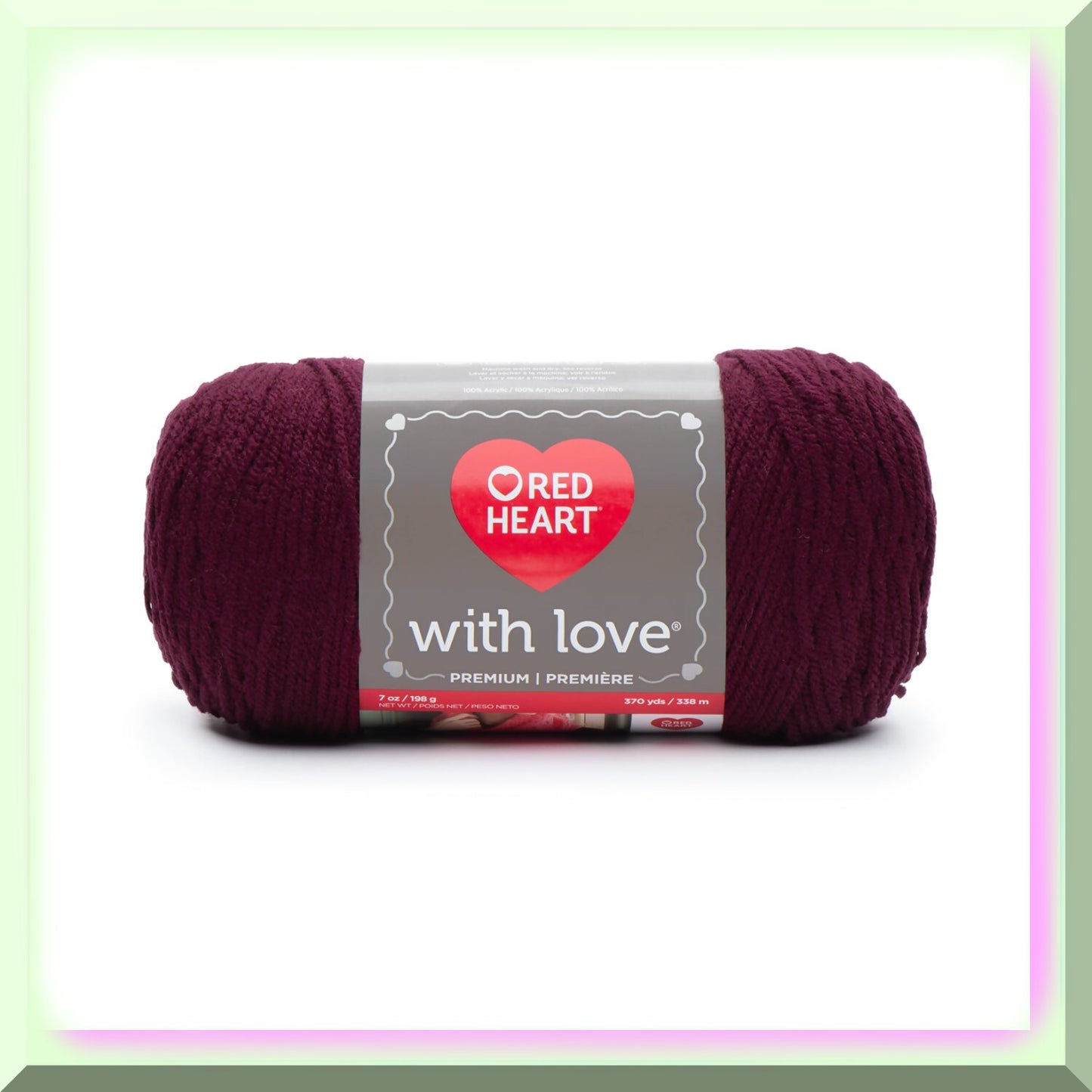 LoveCraft Merlot Yarn Trio 370 Yards Acrylic Worsted 4