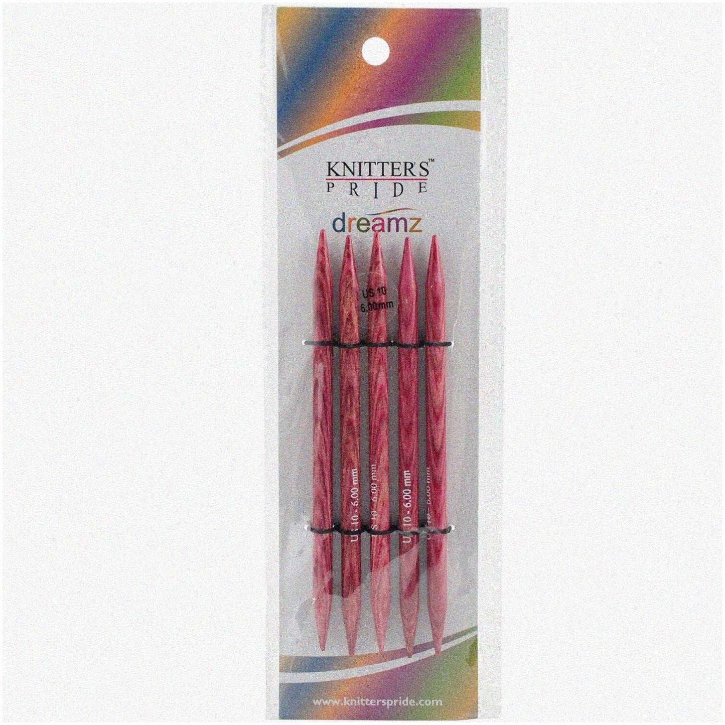 5" Double Pointed Knitting Needles Set 10/6mm 5pcs