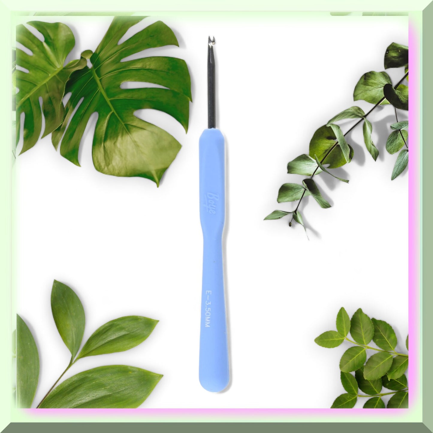 Aluminum Crochet Hook E/3.5mm 6" Multi-Colored