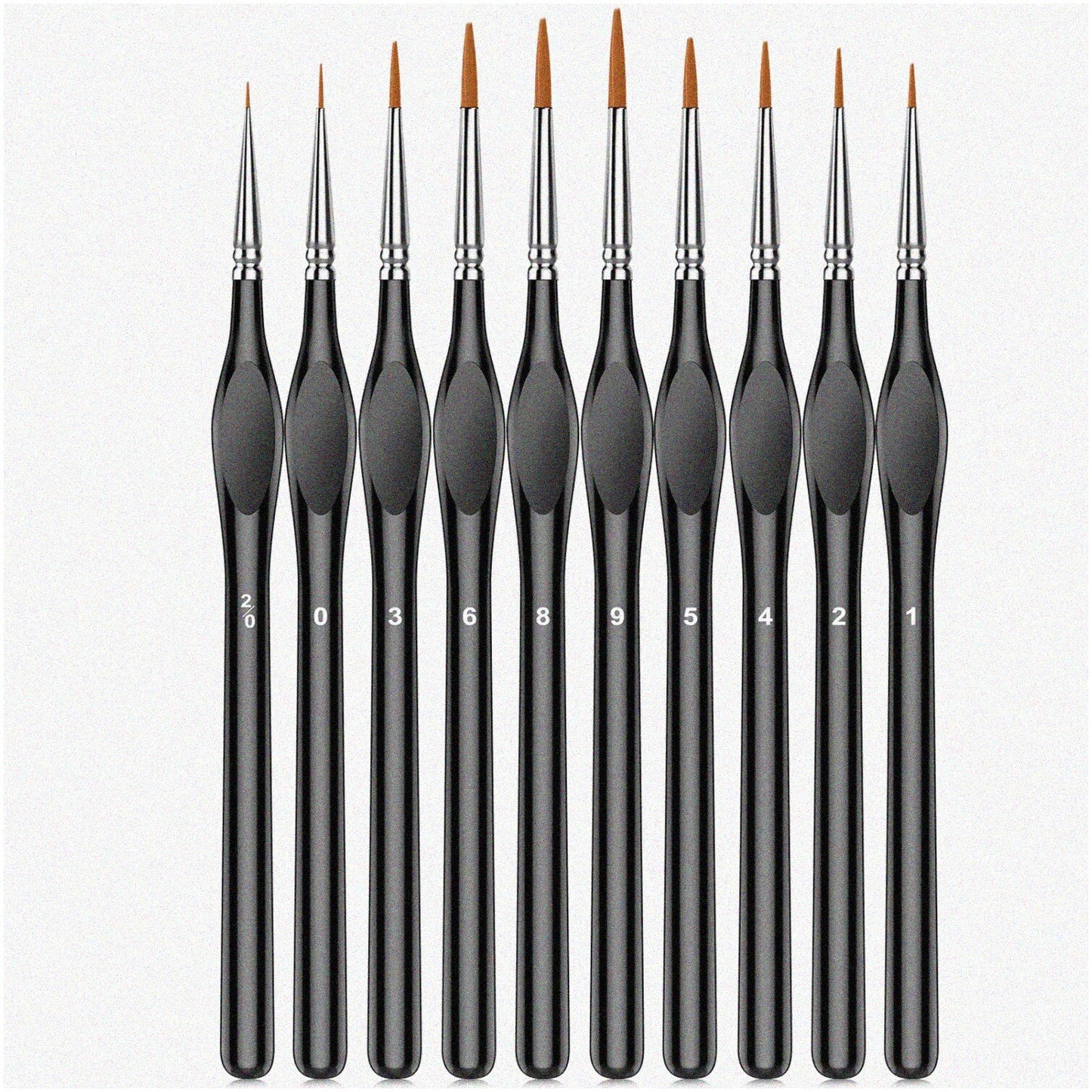 MicroMaster Art Brush Set 10Pcs Miniature Paint Brushes