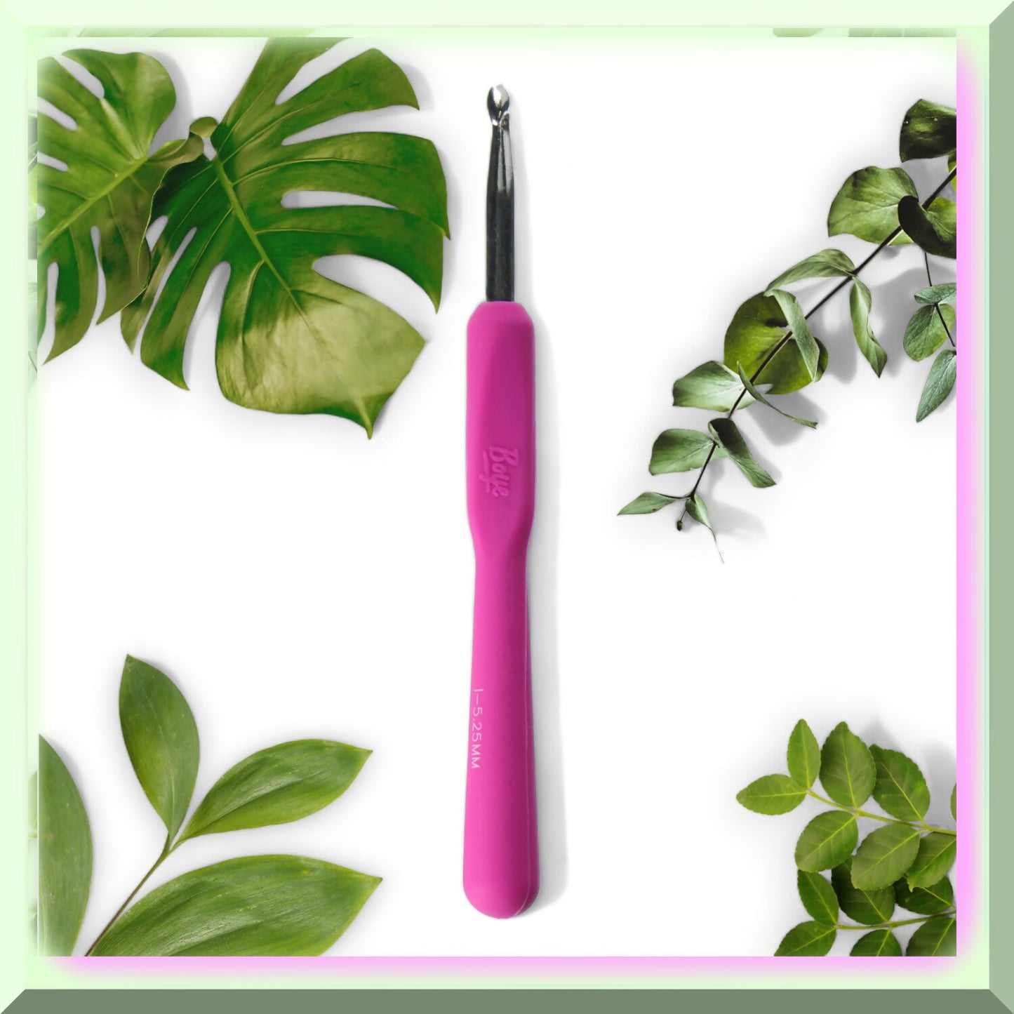 Rose Comfort Grip Crochet Hook 5.25mm