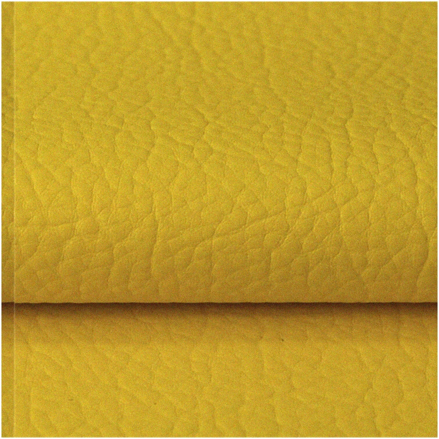 Yellow Leatherette Synthetic PU Fabric 54" x 72" 0.7mm Thick