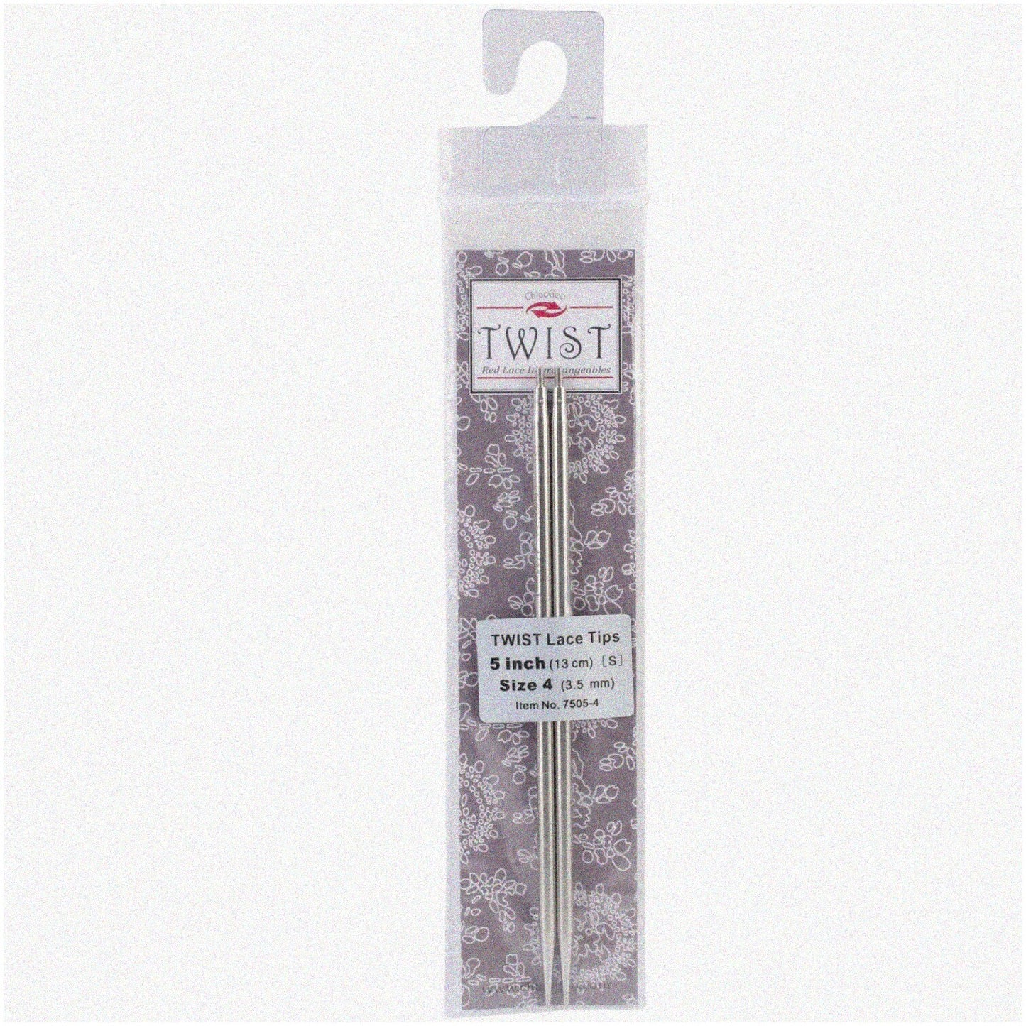 Red Lace Interchangeable Circular Needle Tips 5-Inch