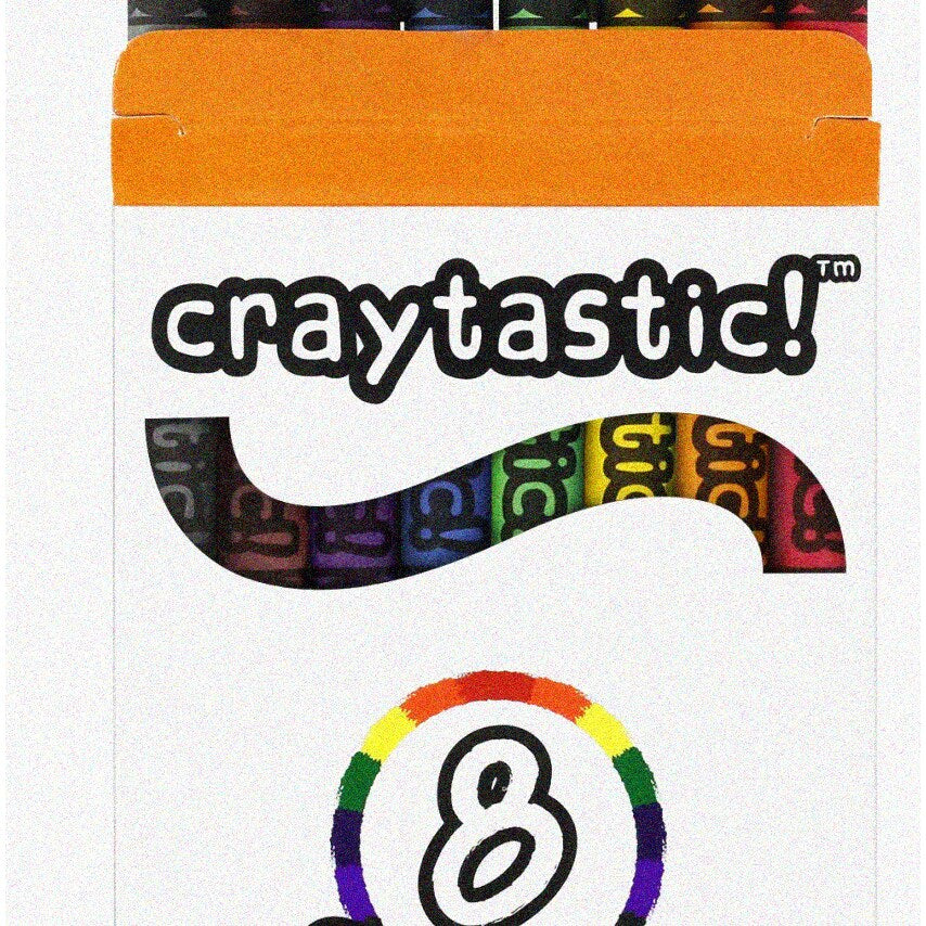30 Boxes of Full-Size Crayons, 8 Colors per Box
