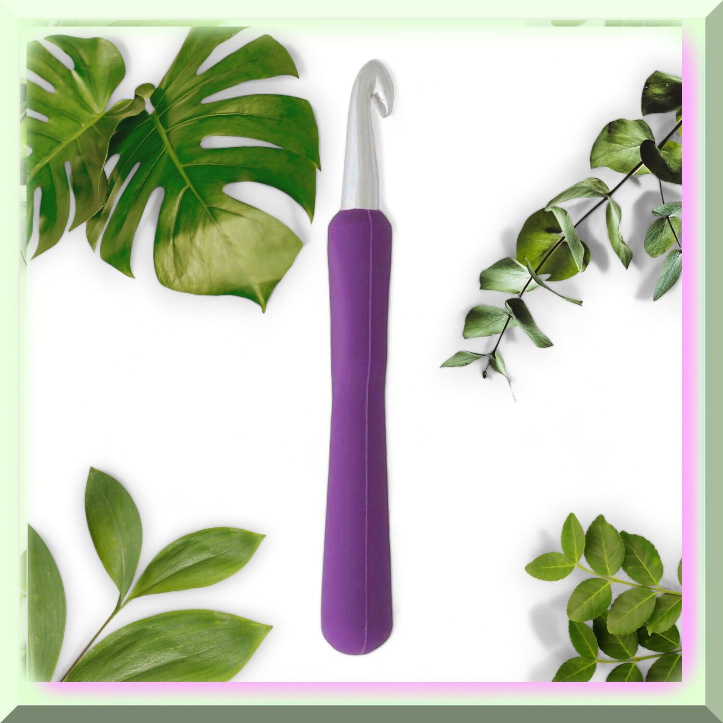 Aluminum Crochet Hooks Set, Ergonomic, Hypoallergenic