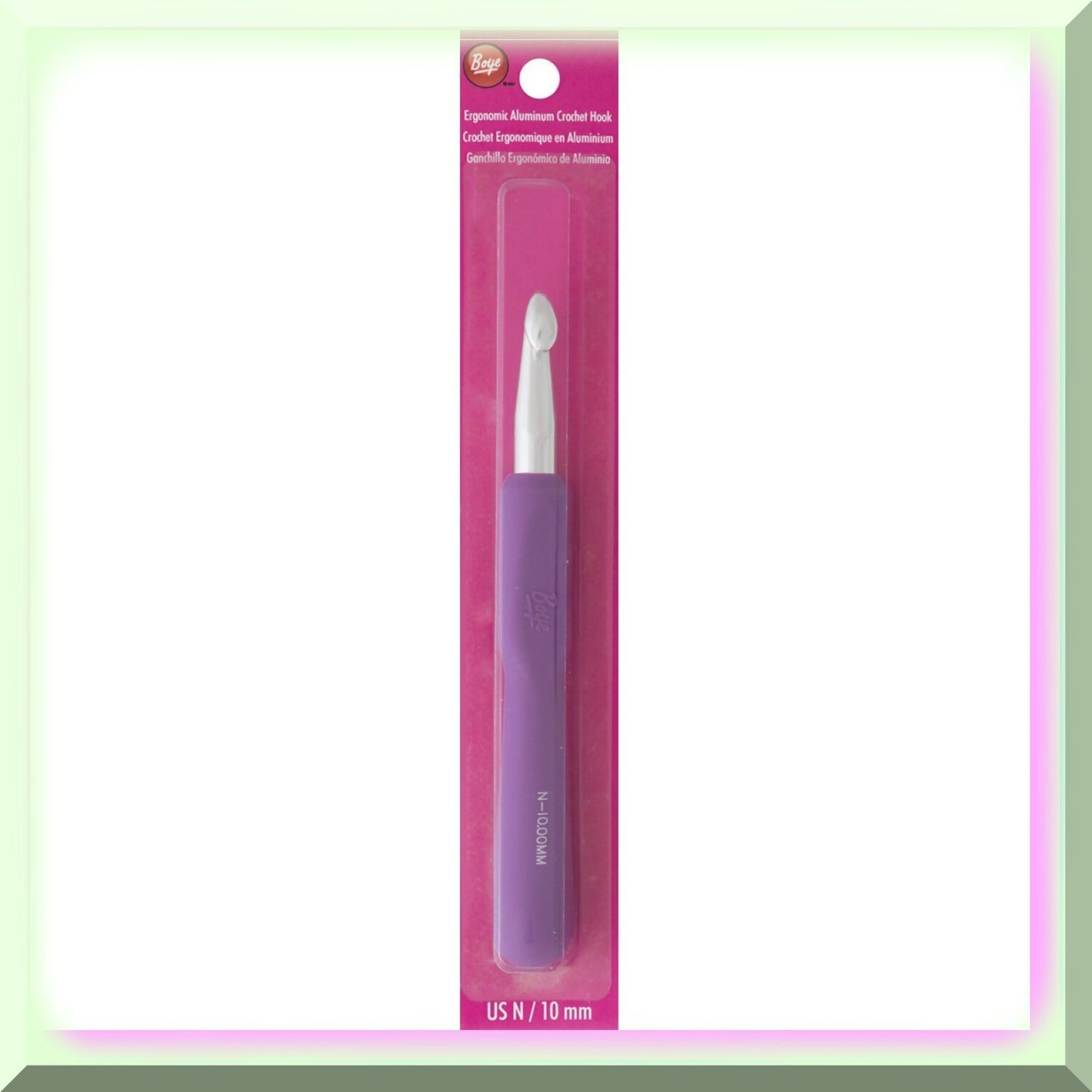 Aluminum Crochet Hooks Set, Ergonomic, Hypoallergenic