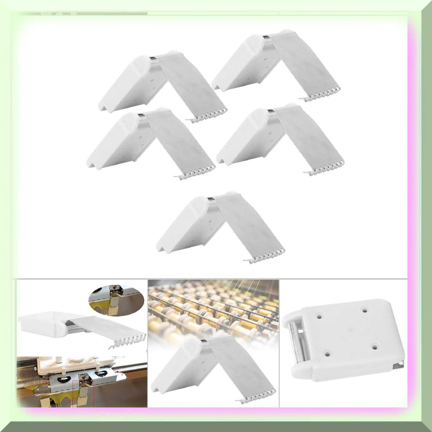 Heavy Claw Hangers Set for Knitting Machines, 5pcs
