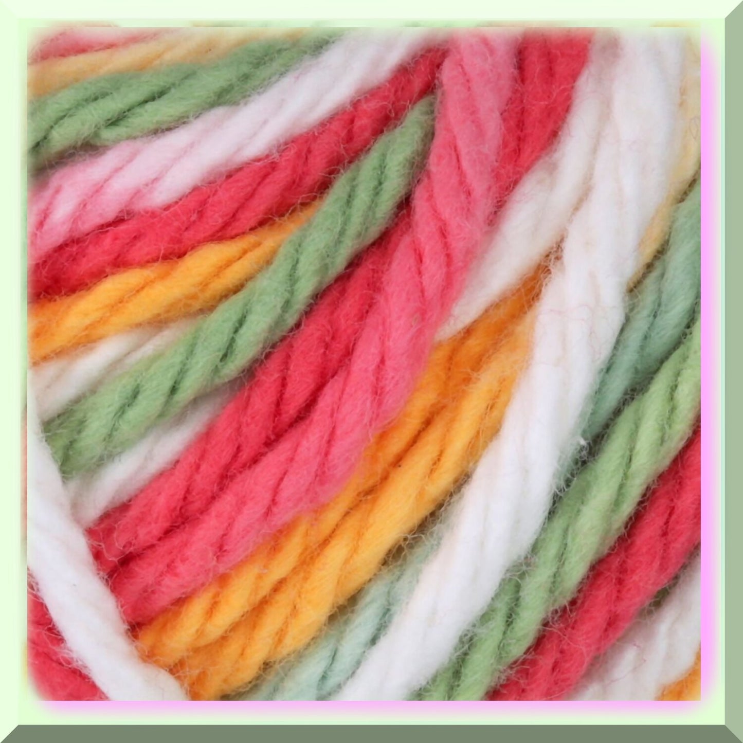 Vibrant Cotton Yarn 2 oz for Crochet and Knitting