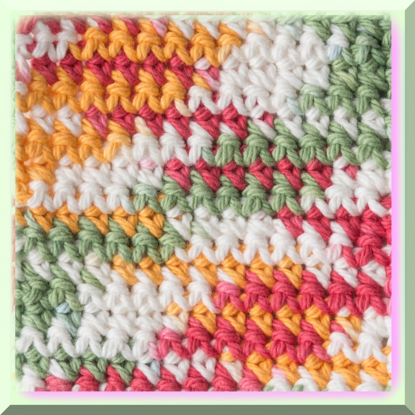Vibrant Cotton Yarn 2 oz for Crochet and Knitting