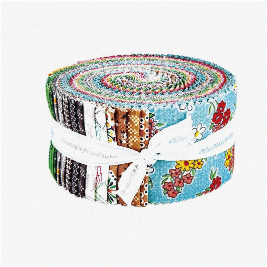 Quilt Quickies 2.5" Rolie Polie 40 Multi-Yard Fabric Collection