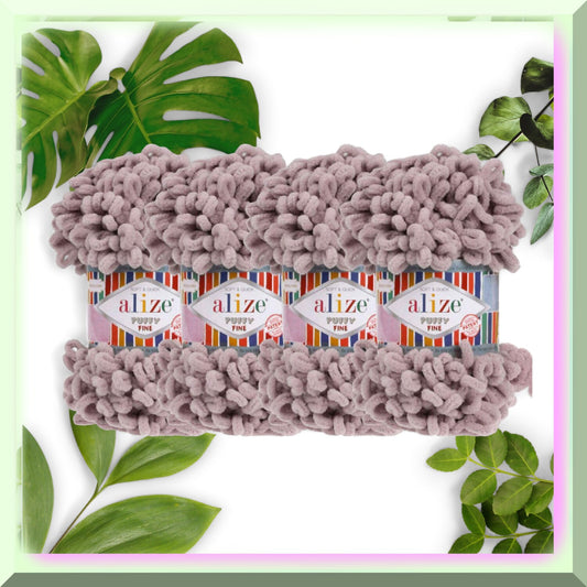 PuffySoft Baby Blanket Yarn 4 Skeins 400g