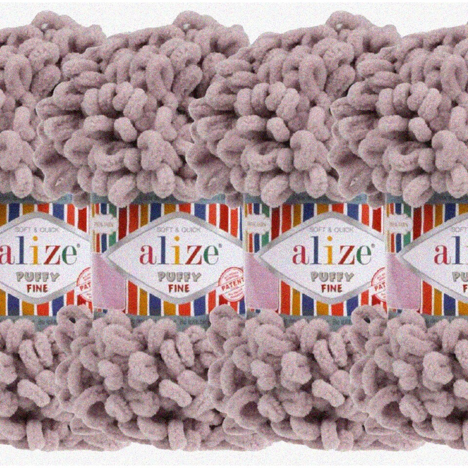 PuffySoft Baby Blanket Yarn 4 Skeins 400g 64yds