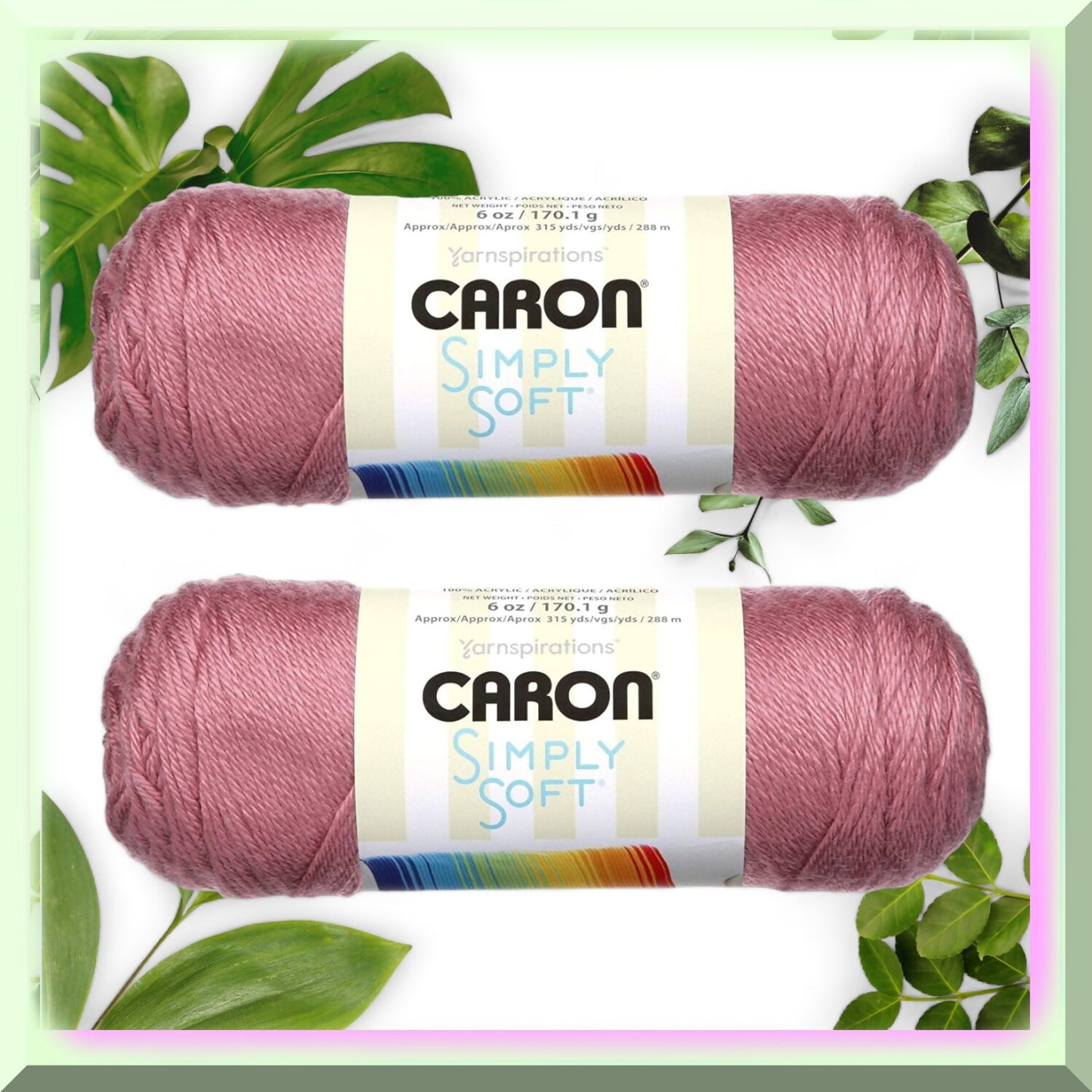 Plum Perfect Yarn Bundle: Simply Soft Solids 2-Pack