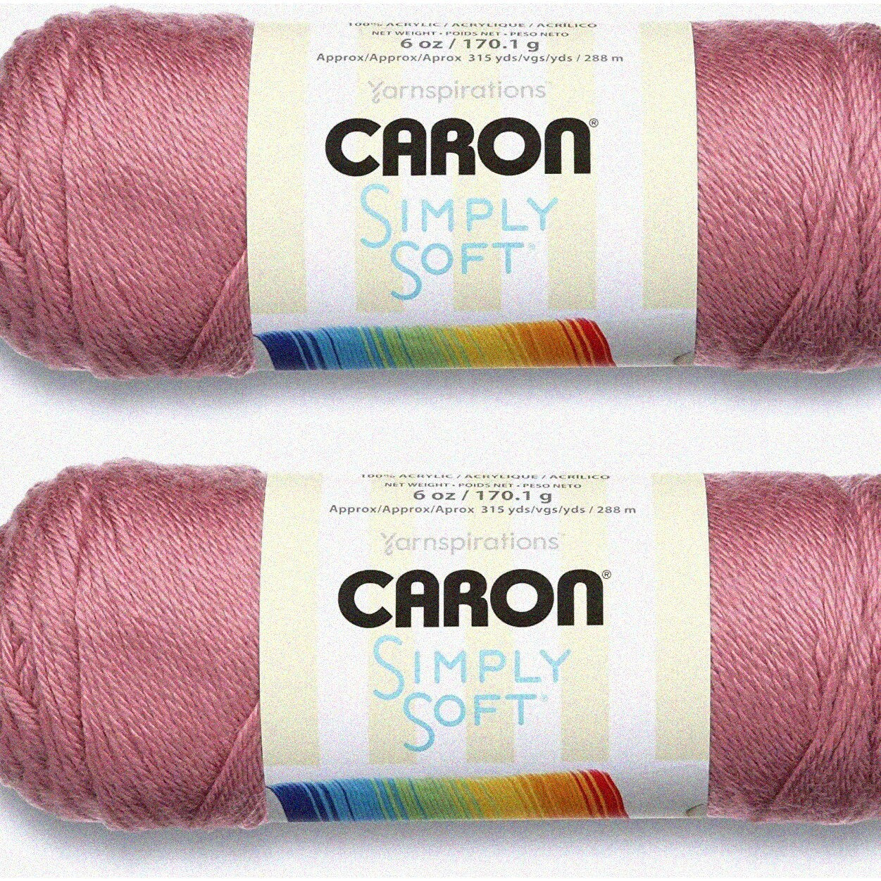 Plum Perfect Yarn Bundle: Simply Soft Solids 2-Pack