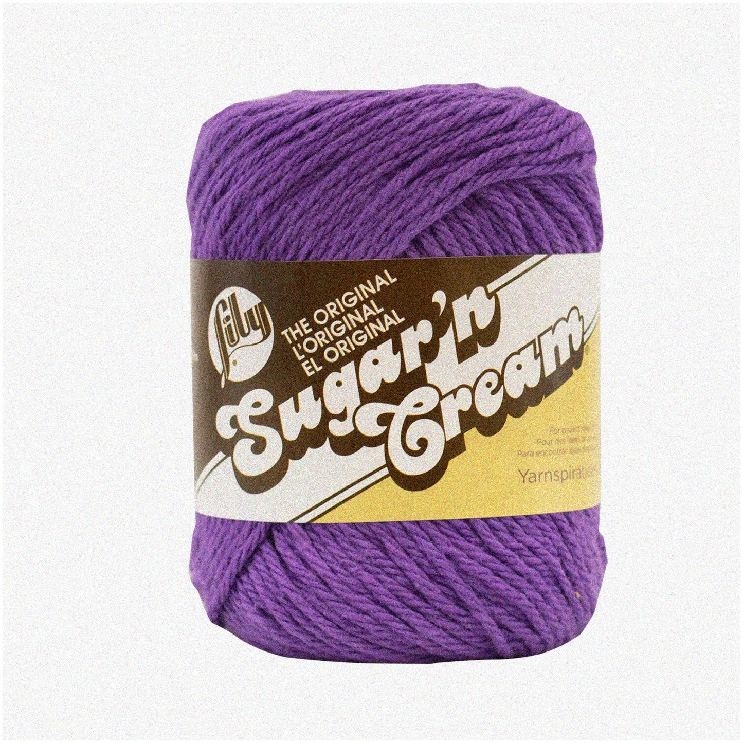 Purple Cotton Yarn - 2.5oz, Medium 4 Gauge