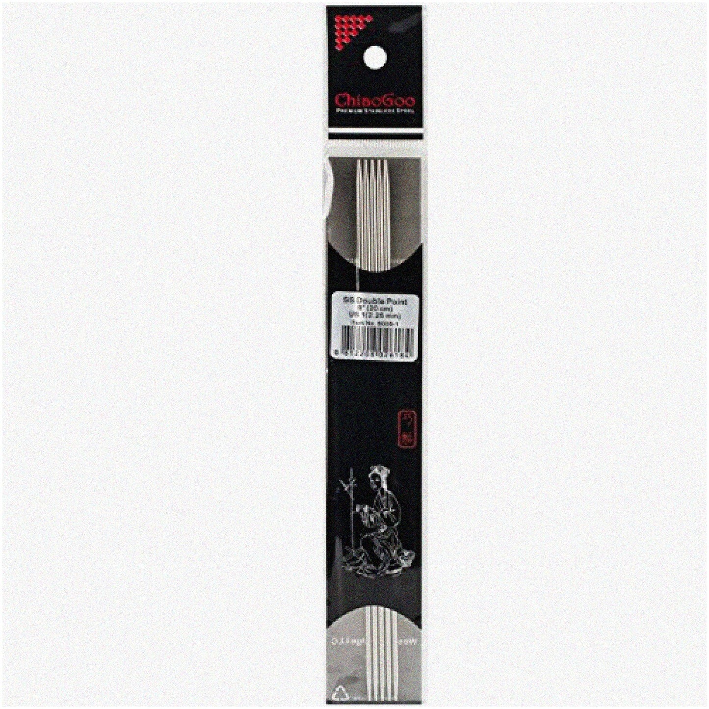 Stainless Steel Double Point Needles 8-Inch