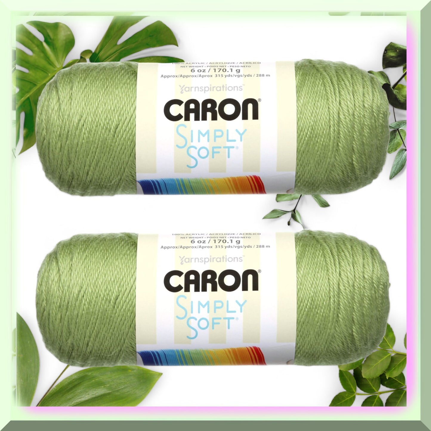 Pistachio Soft Yarn 2-Pack