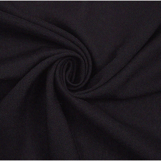 58/60" Black Rayon Fabric 2 Yards