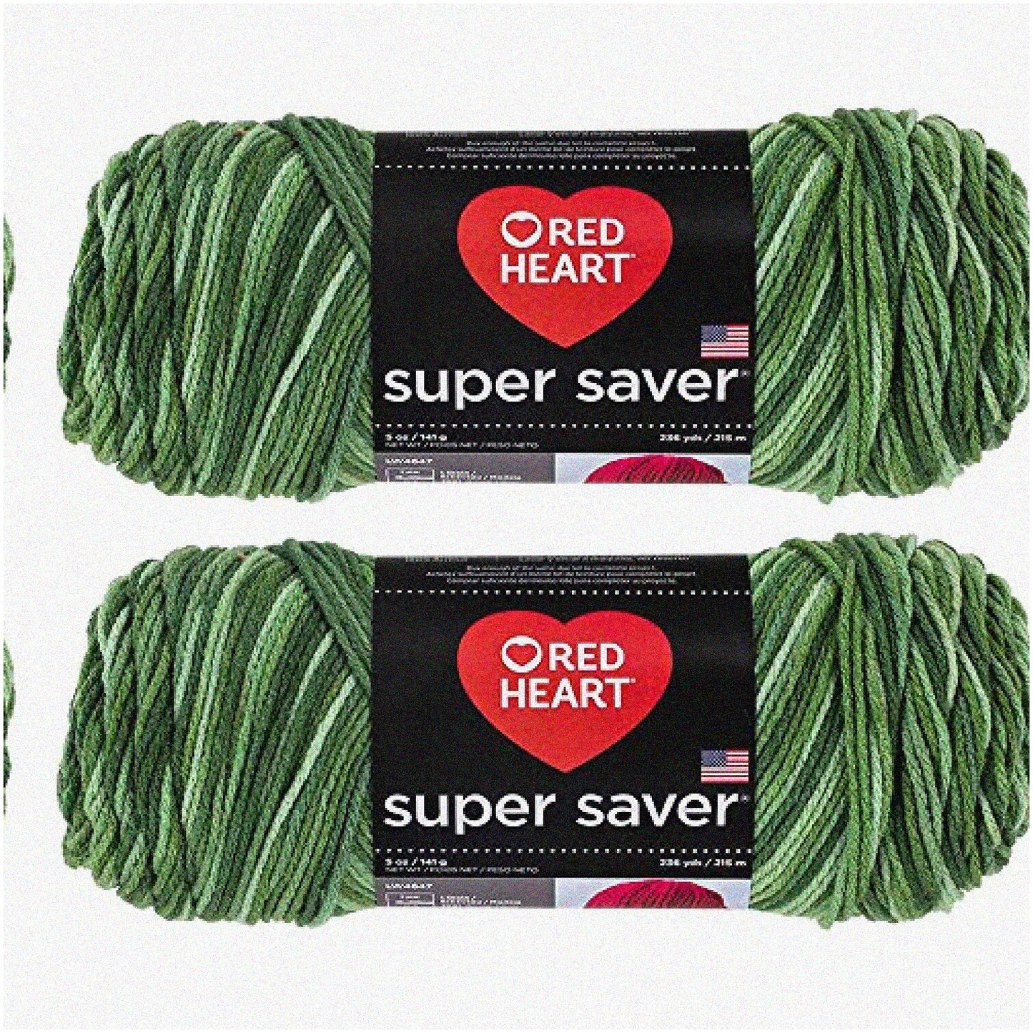 Eco-Friendly Fiber Bundle Green Tones 2-Pack 5 oz