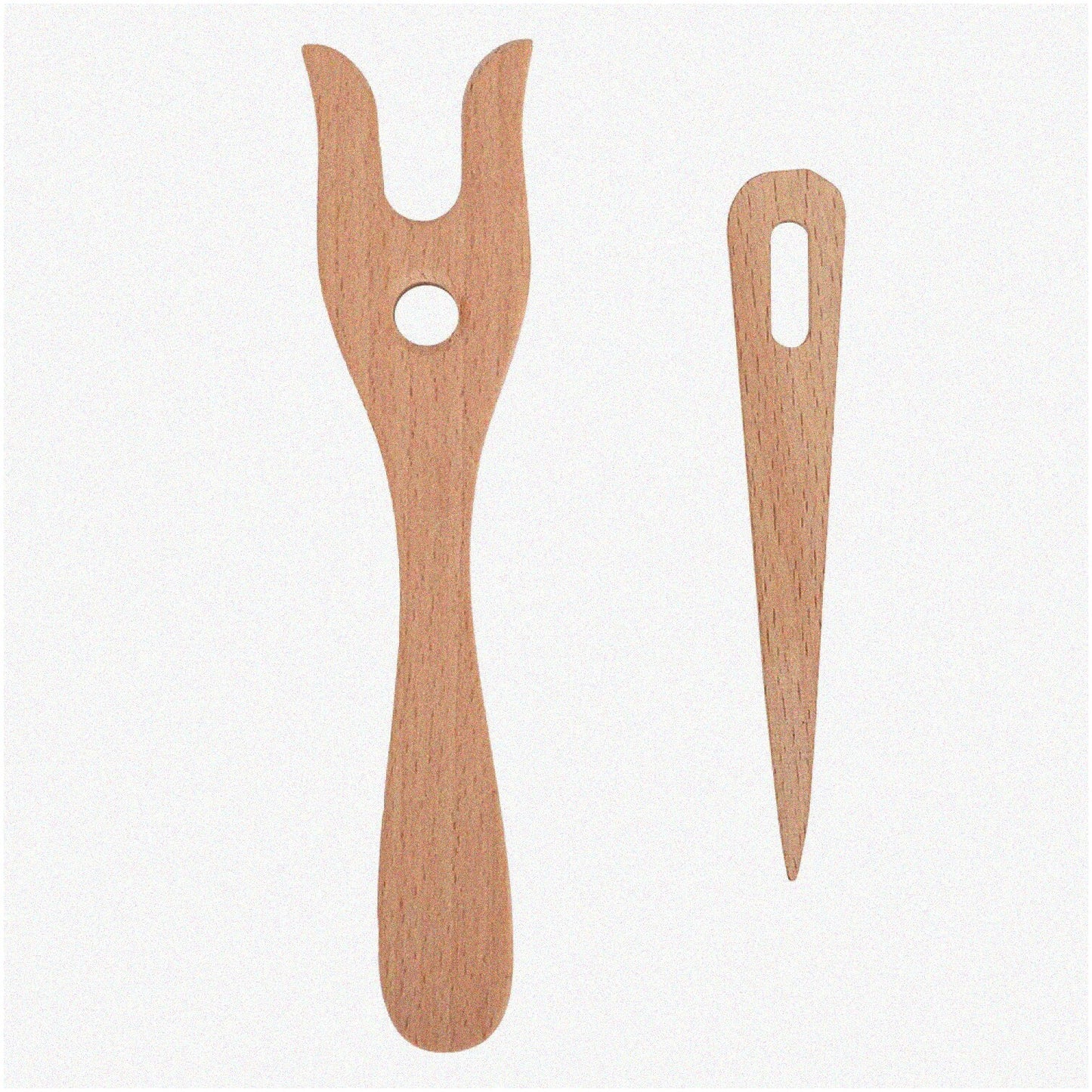 Lucet Fork DIY Knitting & Weaving Tool Beech Wood