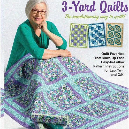3-Yard Quilts with 8 Patterns, Various Sizes