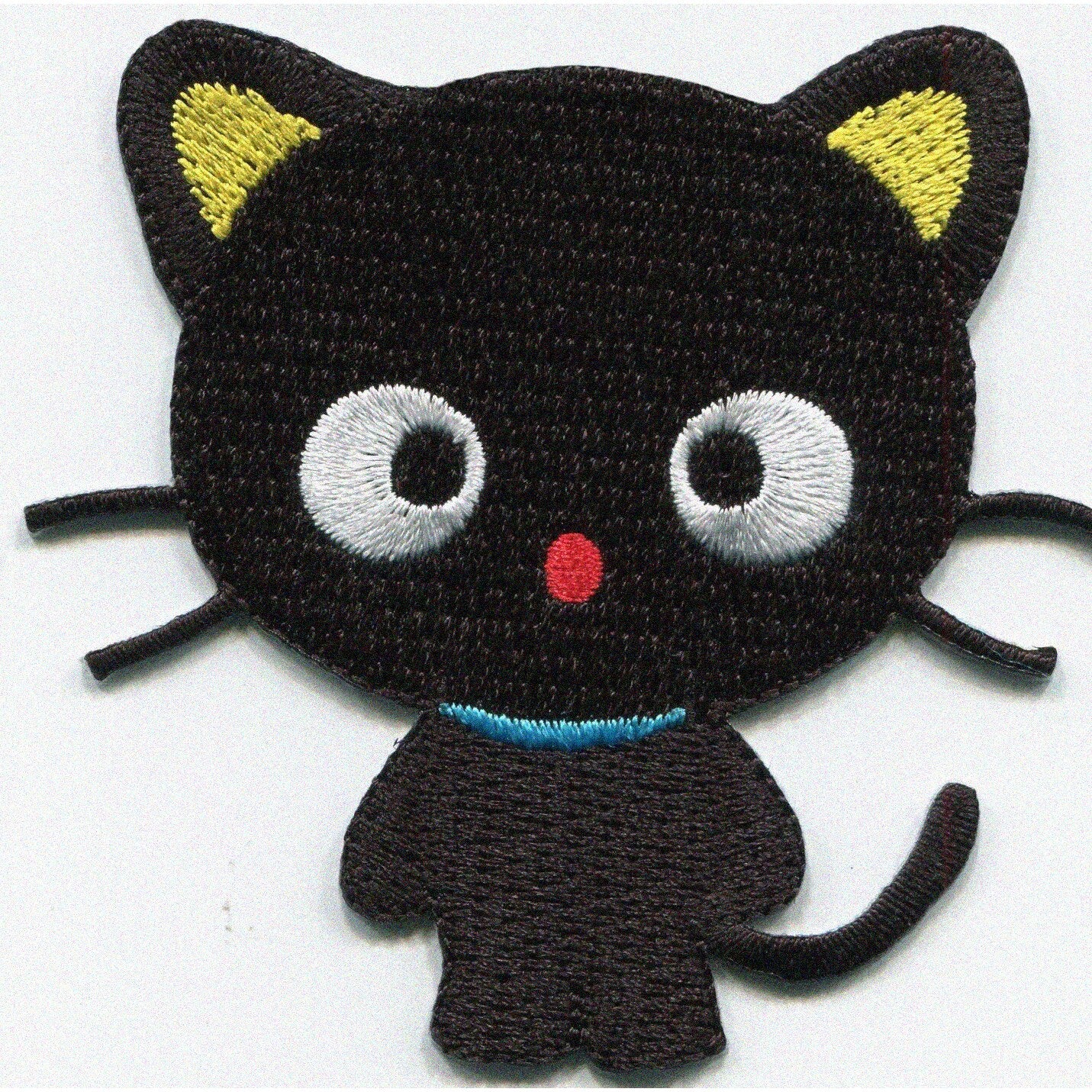 Ebony Feline Patch - Iron-on Applique for Cats