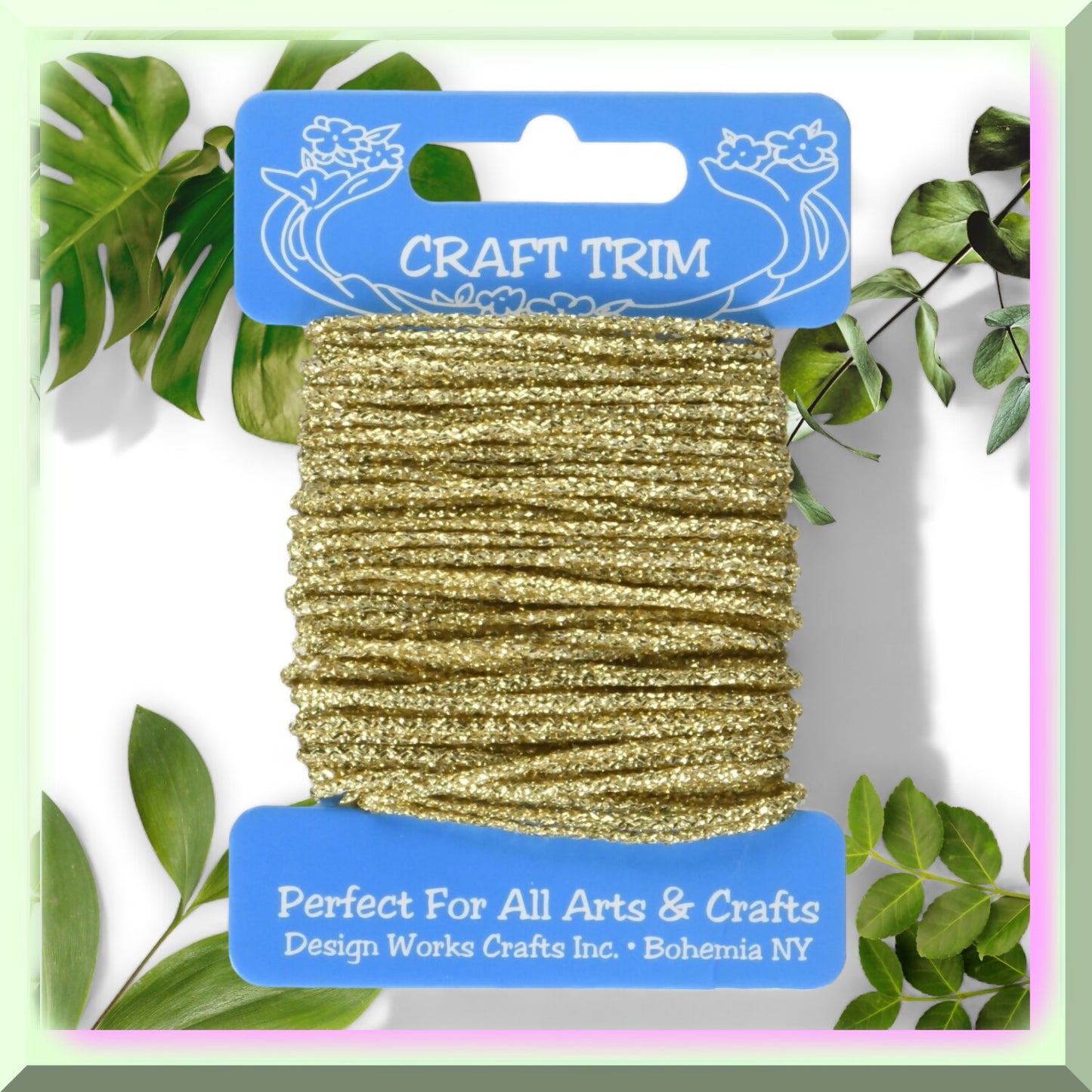 10 Yards Metallic Nylon-Mylar Thread Card