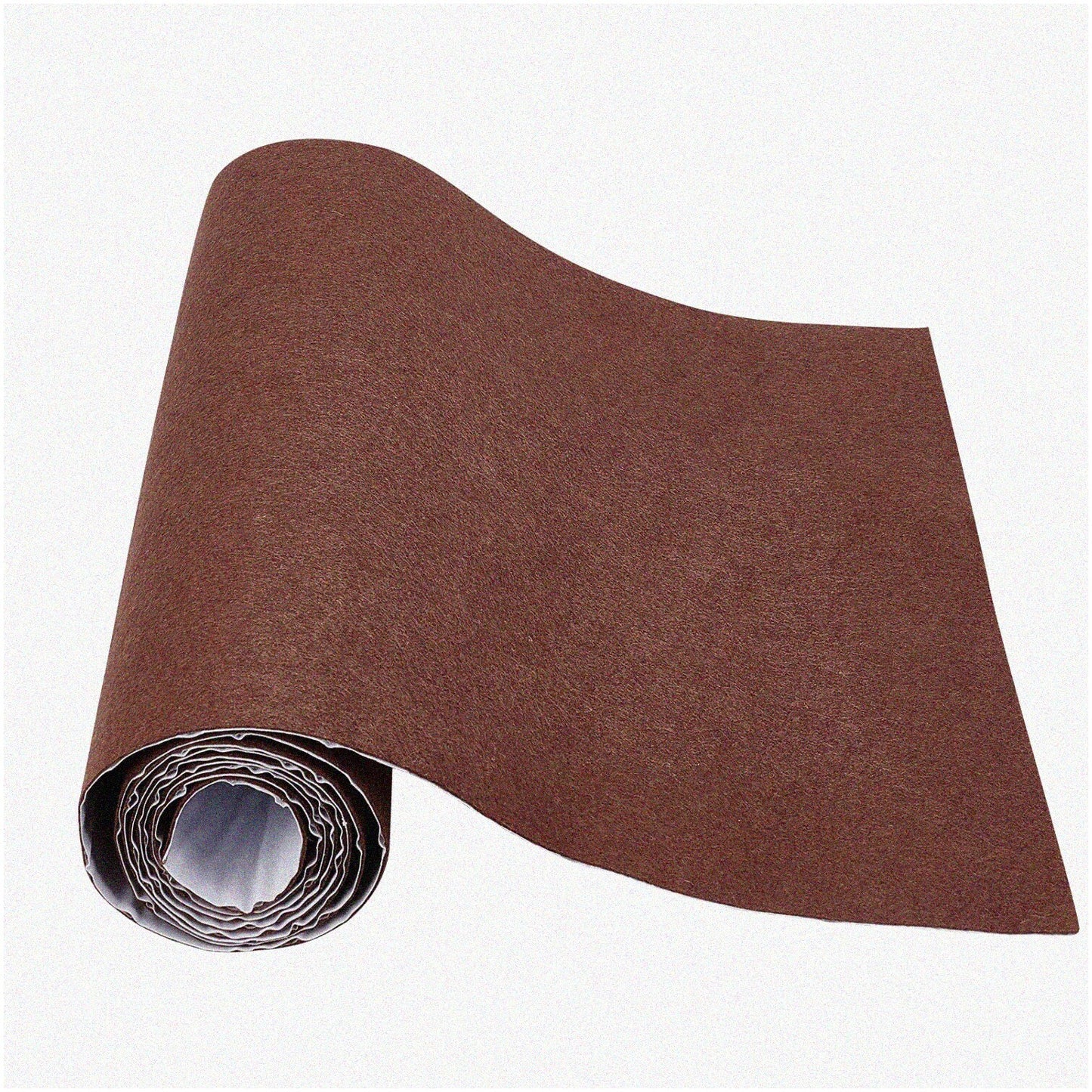 Dark Brown Self-Adhesive Felt Fabric for DIY Projects 15.7x78.7"