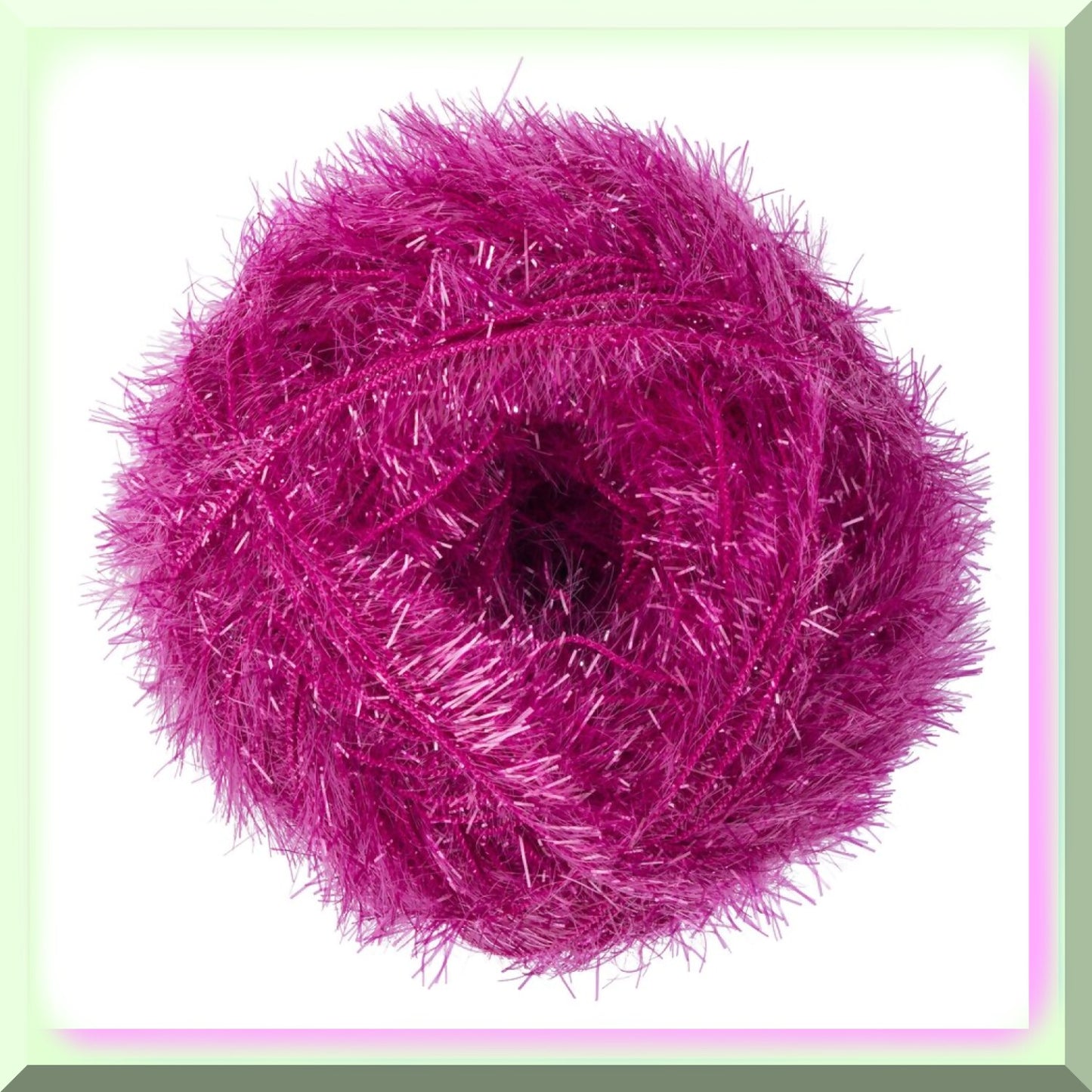 Watermelon Whirl Scrubby Sparkle Yarn, Acrylic, Multicolor