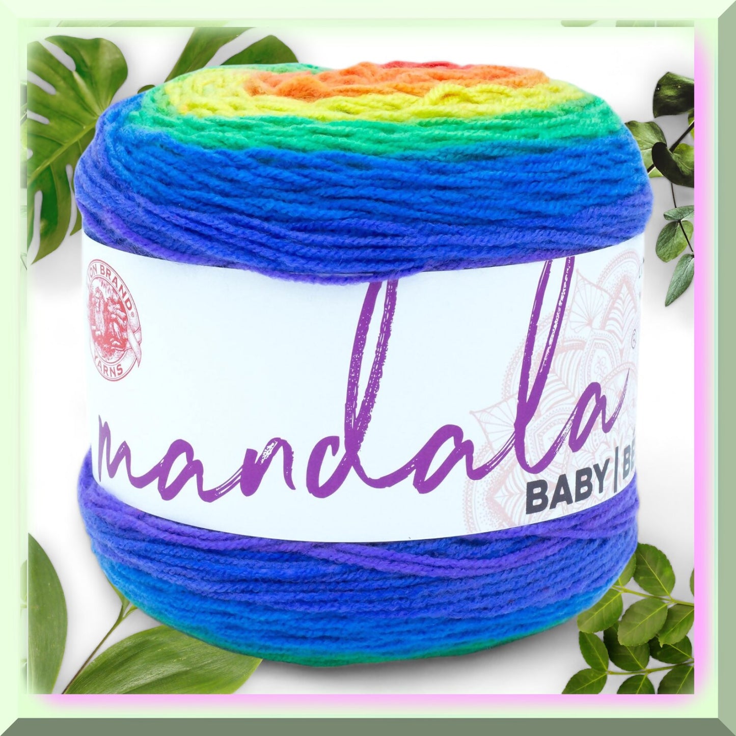 Rainbow Dreams Baby Yarn 3 Cakes Multicolor 5.3 oz
