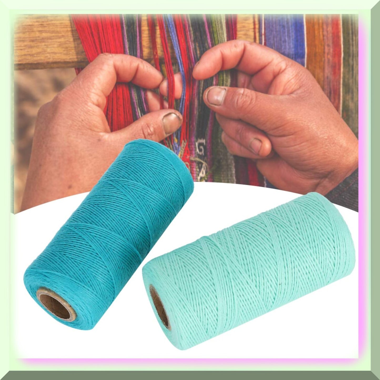 CottonCraft WarpTapestry 2 Rolls Cotton Yarn 8/4