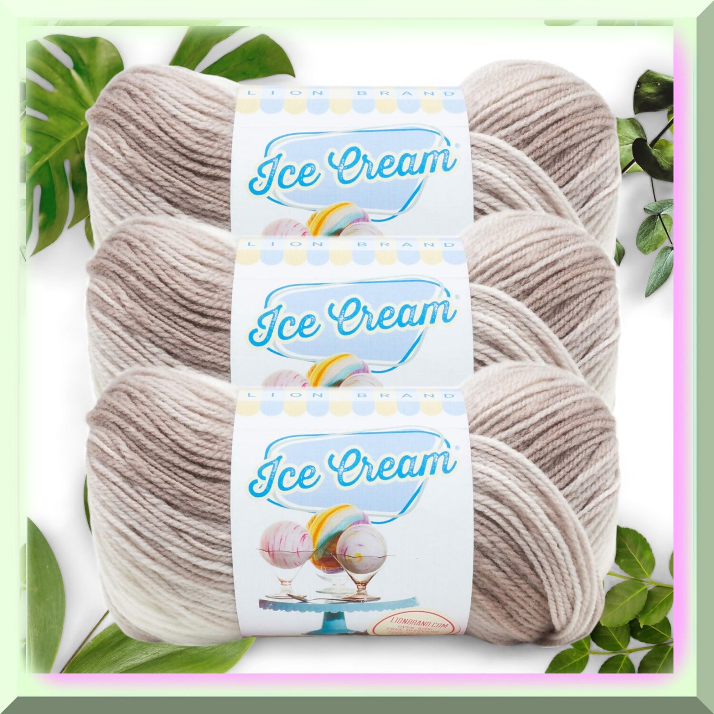 Creamy Brews 3-Pack Multicolor Ice Cream Coffee Delights