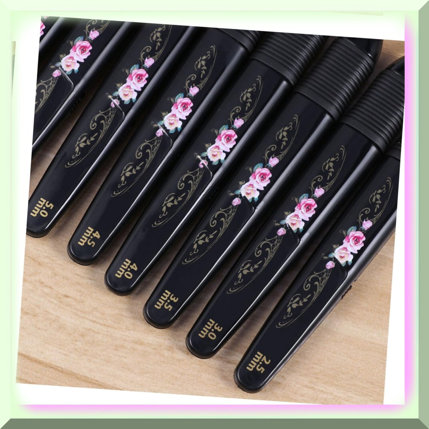 GlowWeave 9 Pcs Rechargeable Lighted Crochet Needles Set