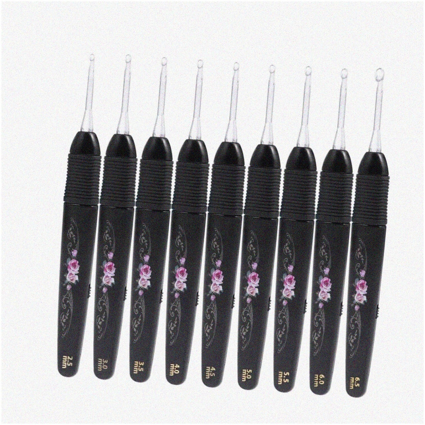 GlowWeave 9 Pcs Rechargeable Lighted Crochet Needles Set