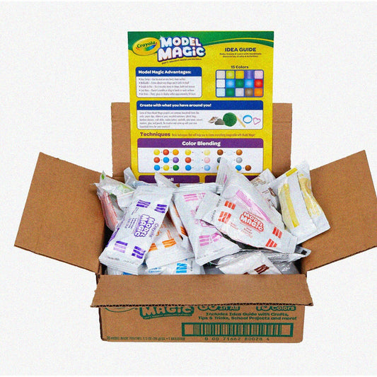 30-Pack Assorted Modeling Clay Alternative, 15 Colors, 1 oz