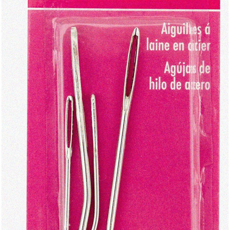 Steel Yarn Needles Set - 50-70mm, 4 Pieces