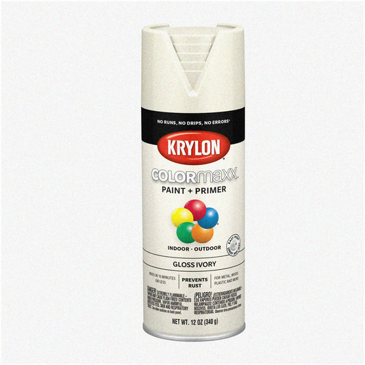 Ivory Brilliance Spray Paint and Primer 12 oz