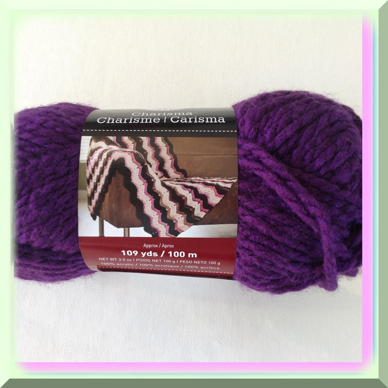 Purple Dream Yarn 3.5 oz 109 yards Bulky (5) weight