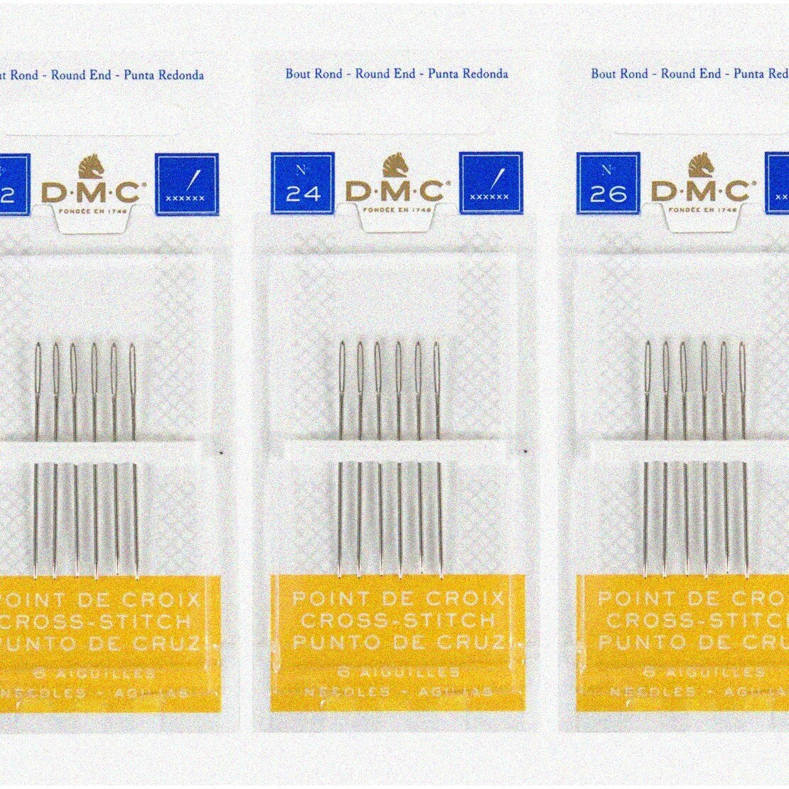 Cross Stitch Needles Set 18 Pieces 3 Sizes