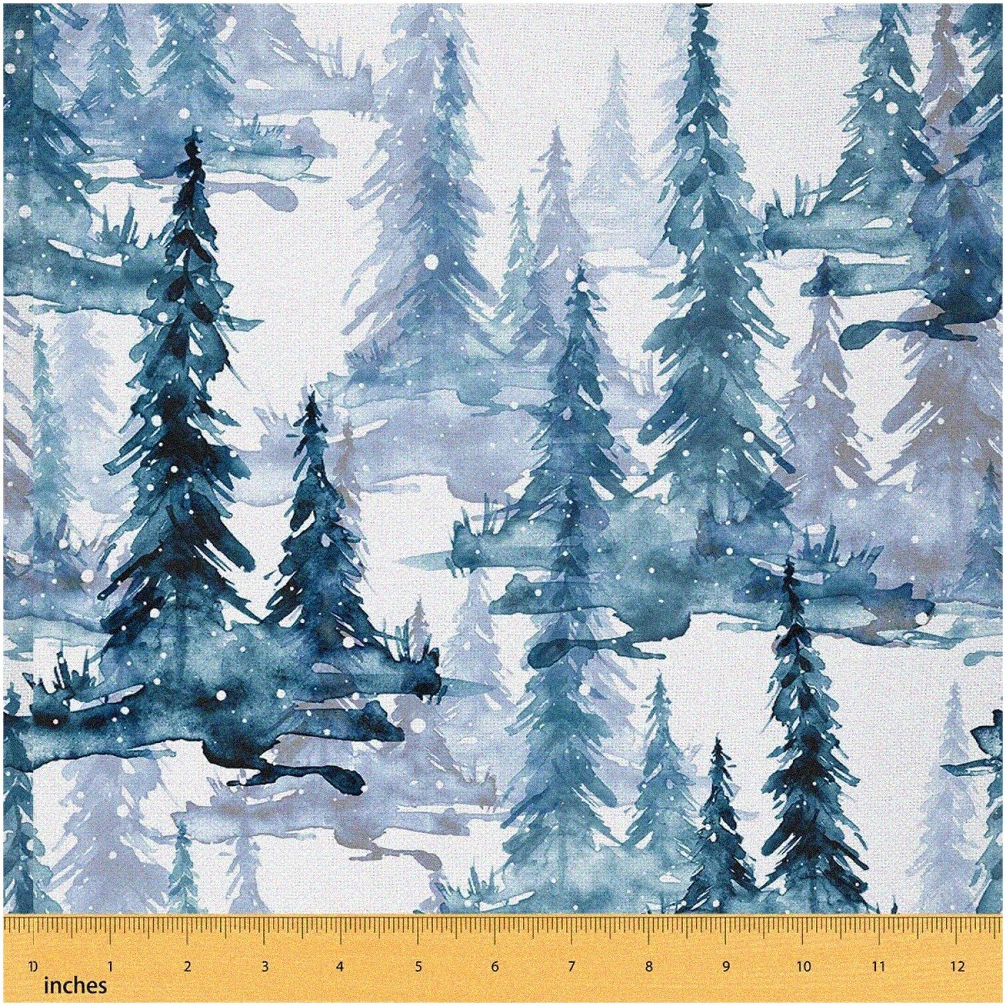 Wild Winter Landscape Fabric 1 Yard Waterproof Indoor Outdoor