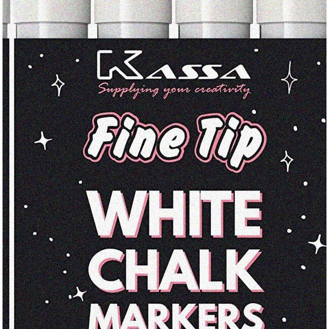 ChalkArt Pro 4-Pack White Chalk Markers