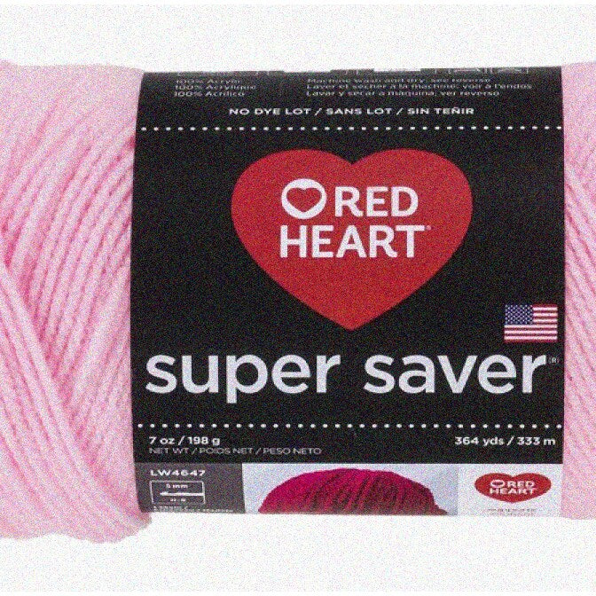 Petal Pink Worsted Yarn 244 Yards