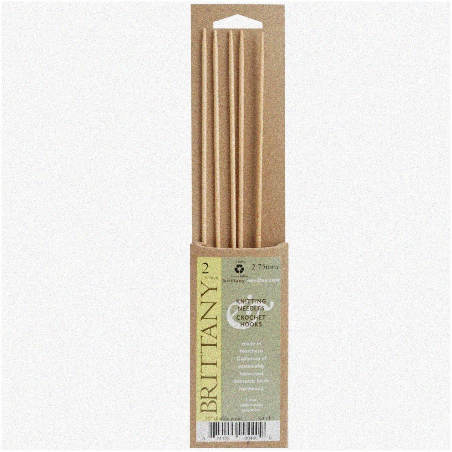 KnitPro FlexiGrip Double Point Needles Set 8mm 10" 5 pcs