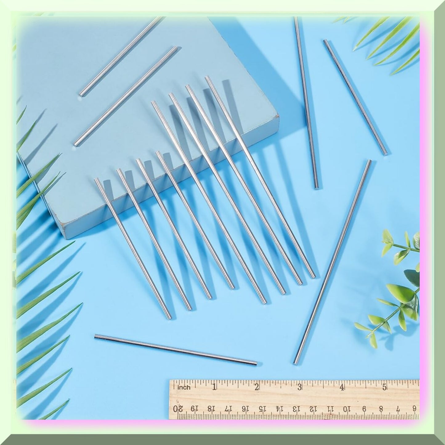 Stainless Steel RodCraft Kit 60Pcs 2 Sizes 4in/6in