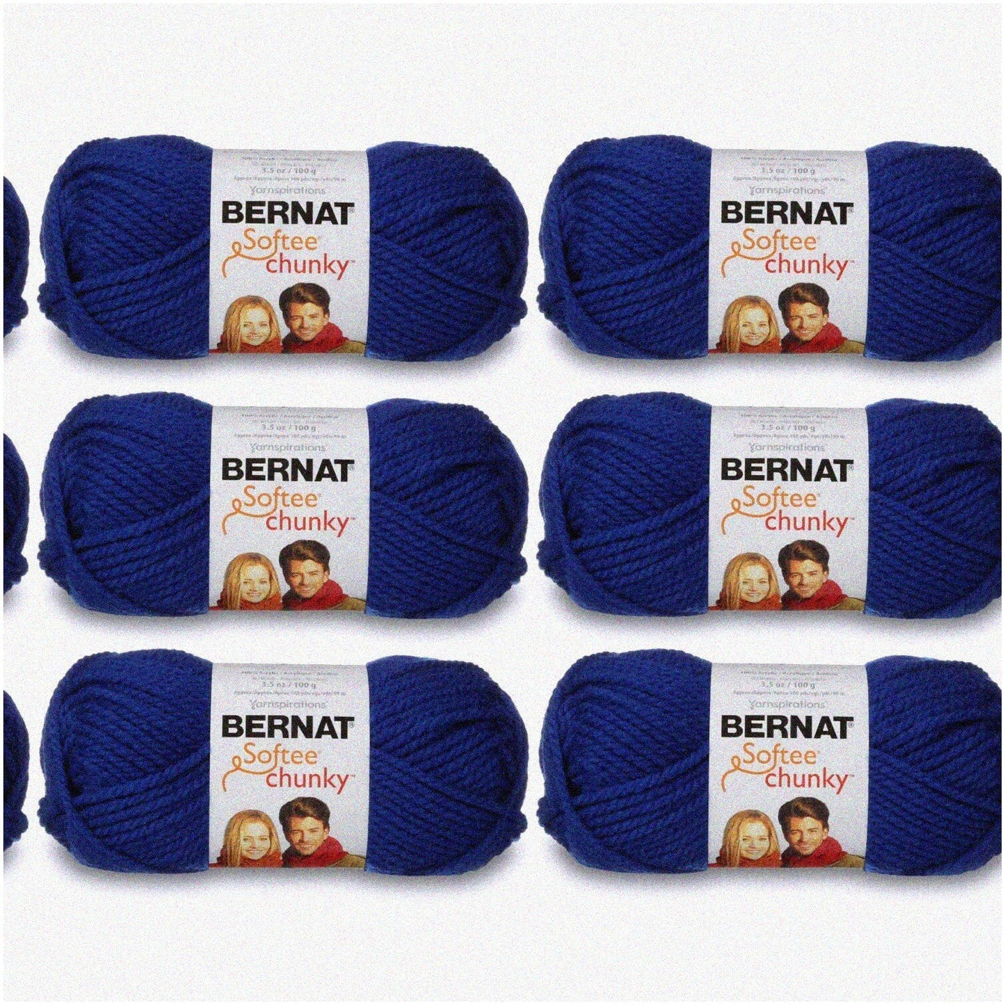 Royal Blue Chunky 3-Ply Yarn for Knitting and Crocheting