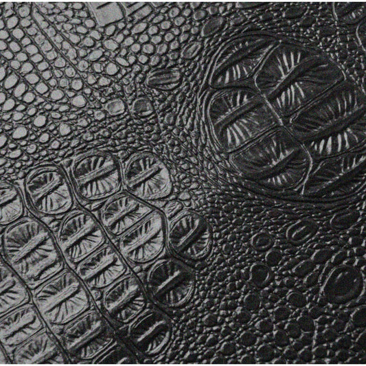 GatorSkin Faux Leather Upholstery Fabric Alligator Print