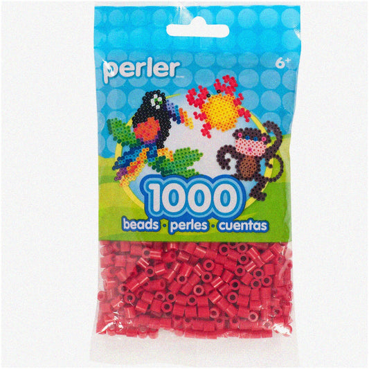 Cherry Red Fuse Beads 1000pcs Small Craft Beads