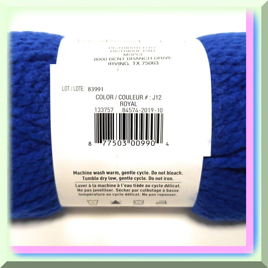 3.5 oz Royal Yarn Ball for Knitting and Crocheting