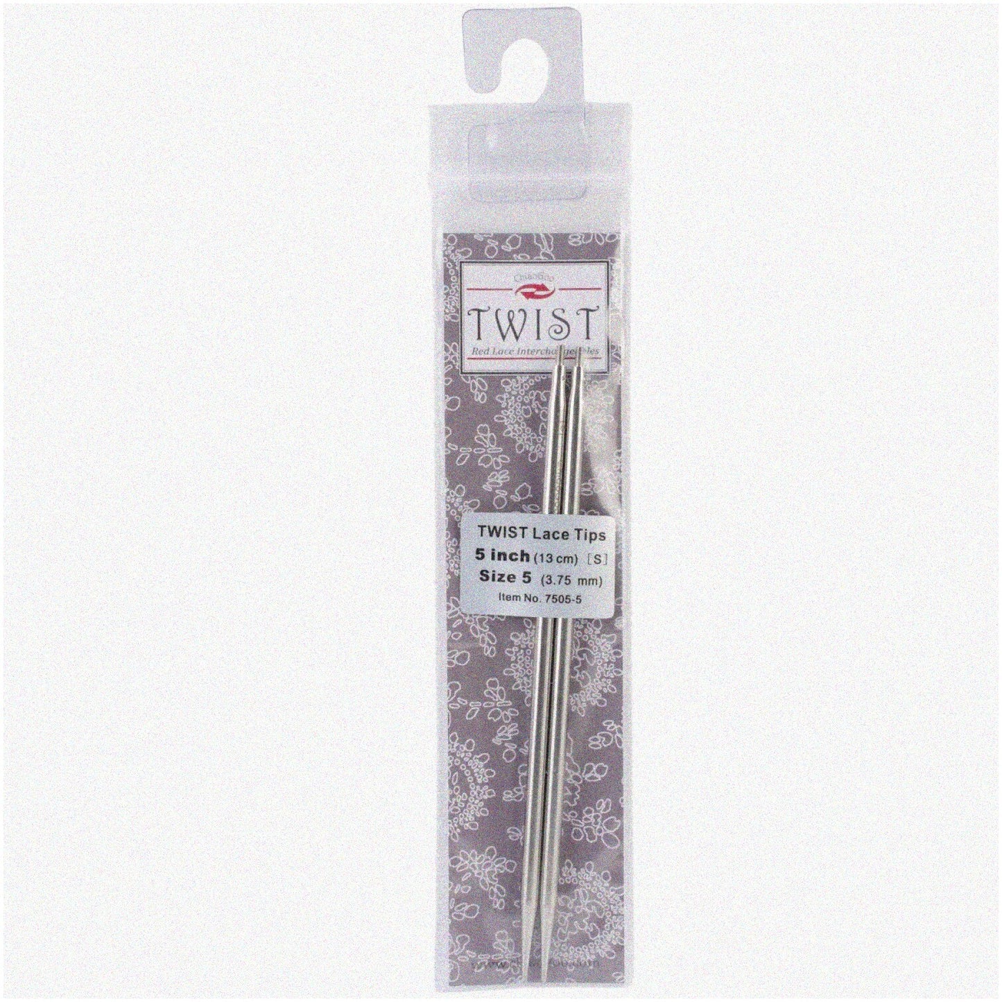 Red Lace Interchangeable Circular Needles 5-Inch 5/3.75mm